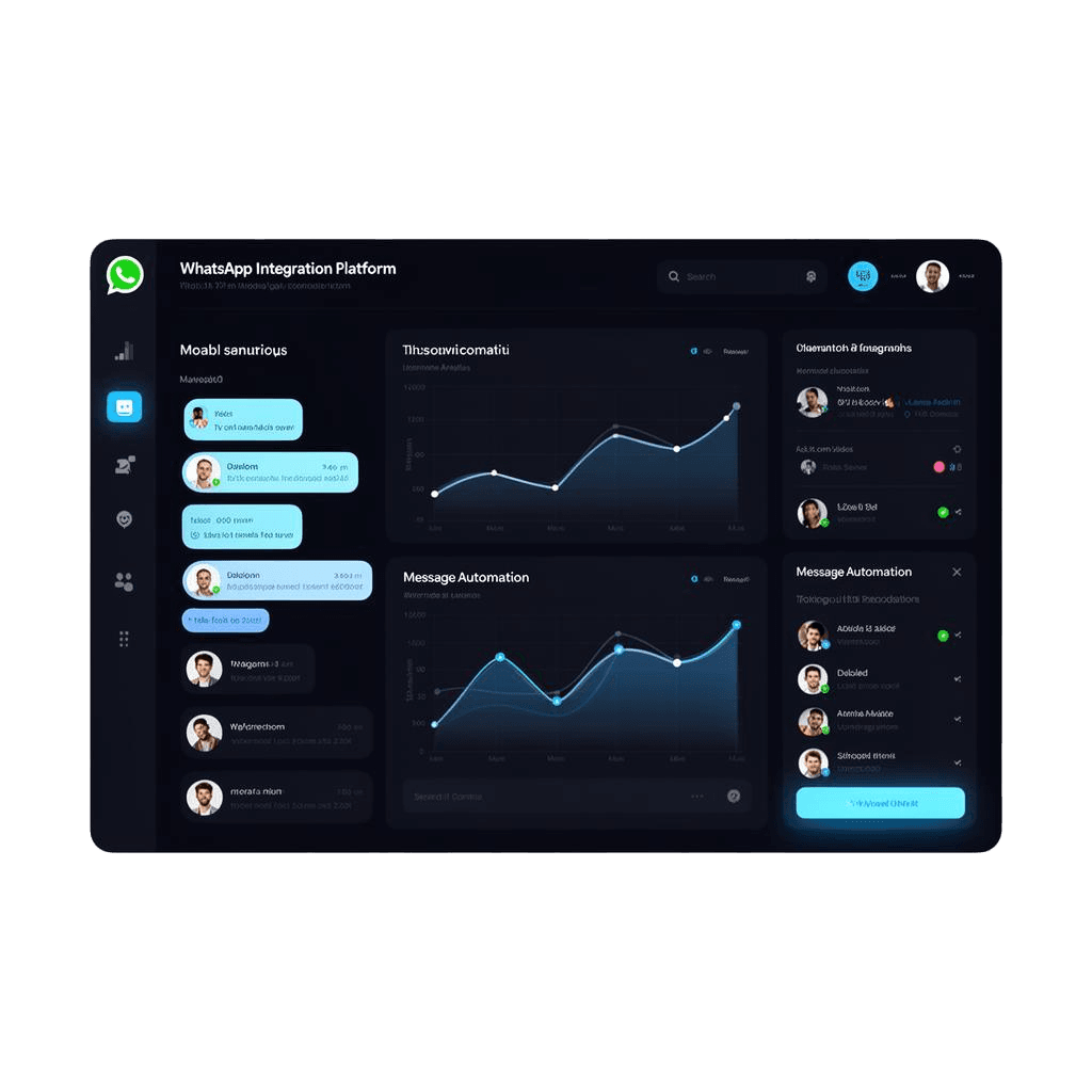 Plataforma de integração WhatsApp RDNEXT - Dashboard com automação de atendimento